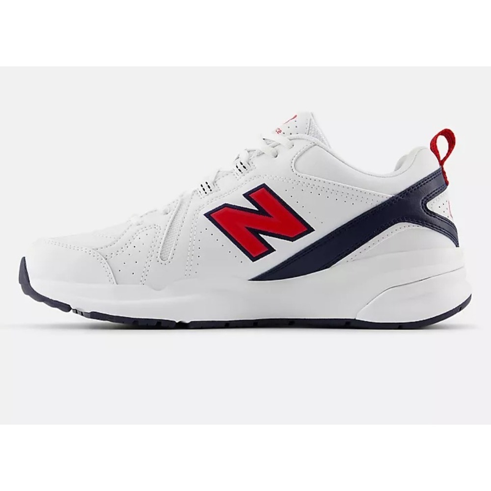 New Balance 608v5 Mens Training Shoes White Red MX608HR5 Extra Wide 4E Size 8 - Picture 10 of 11